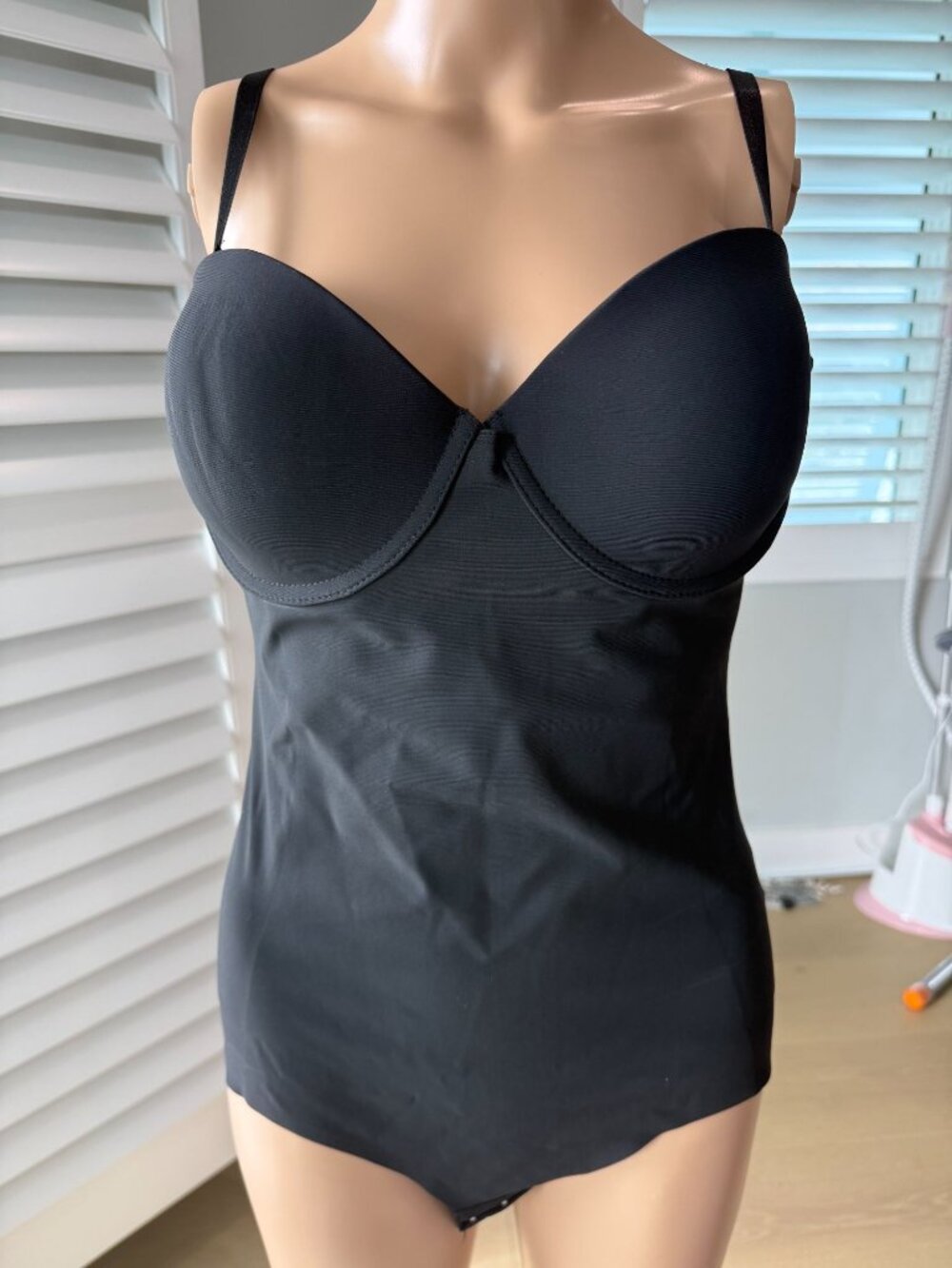 STRM LINE SHAPE Intimate Shaping Bodysuit Black XL Underwire Style JY561033